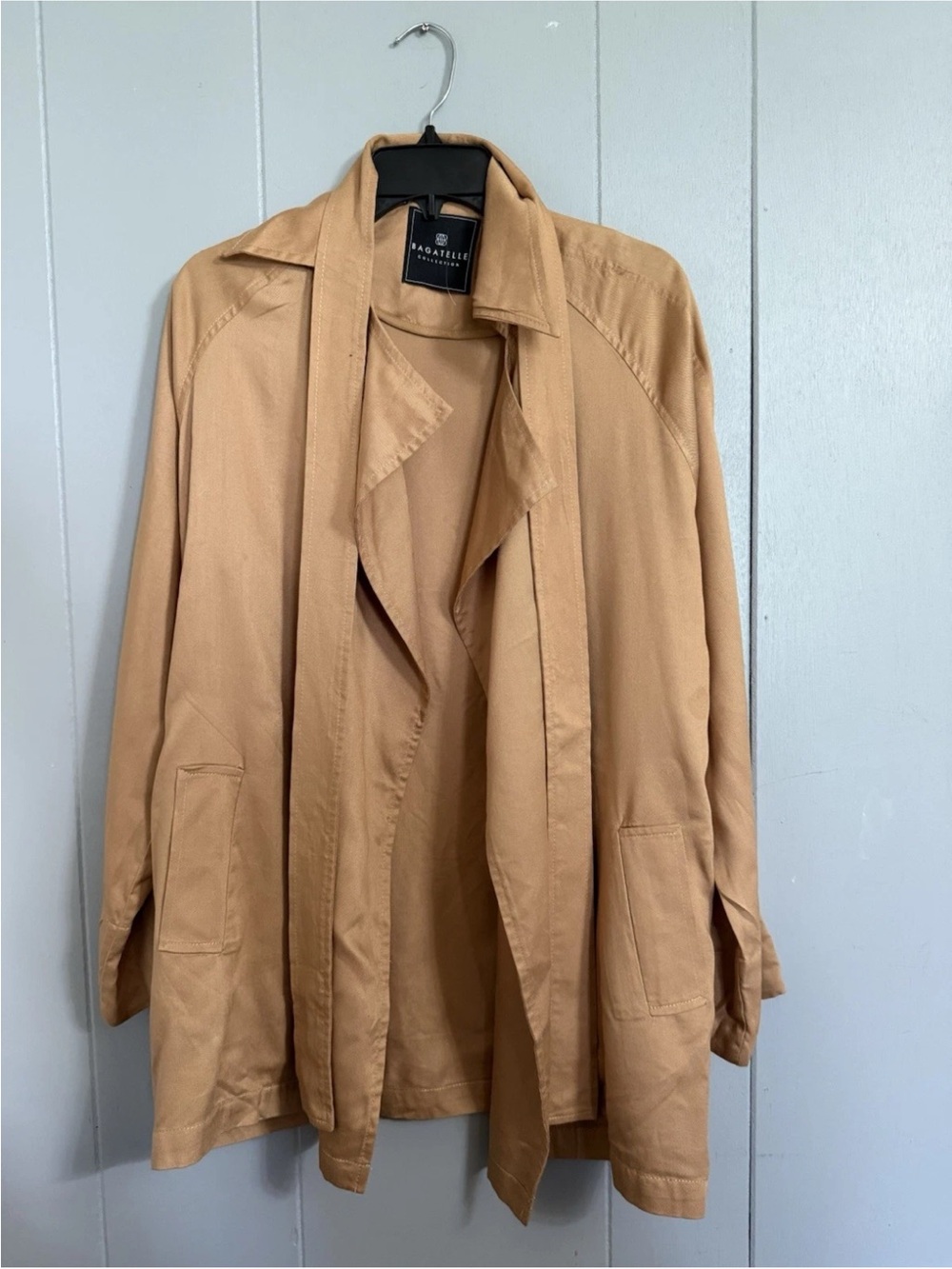 bagatelle Tan Lightweight Trench Coat
